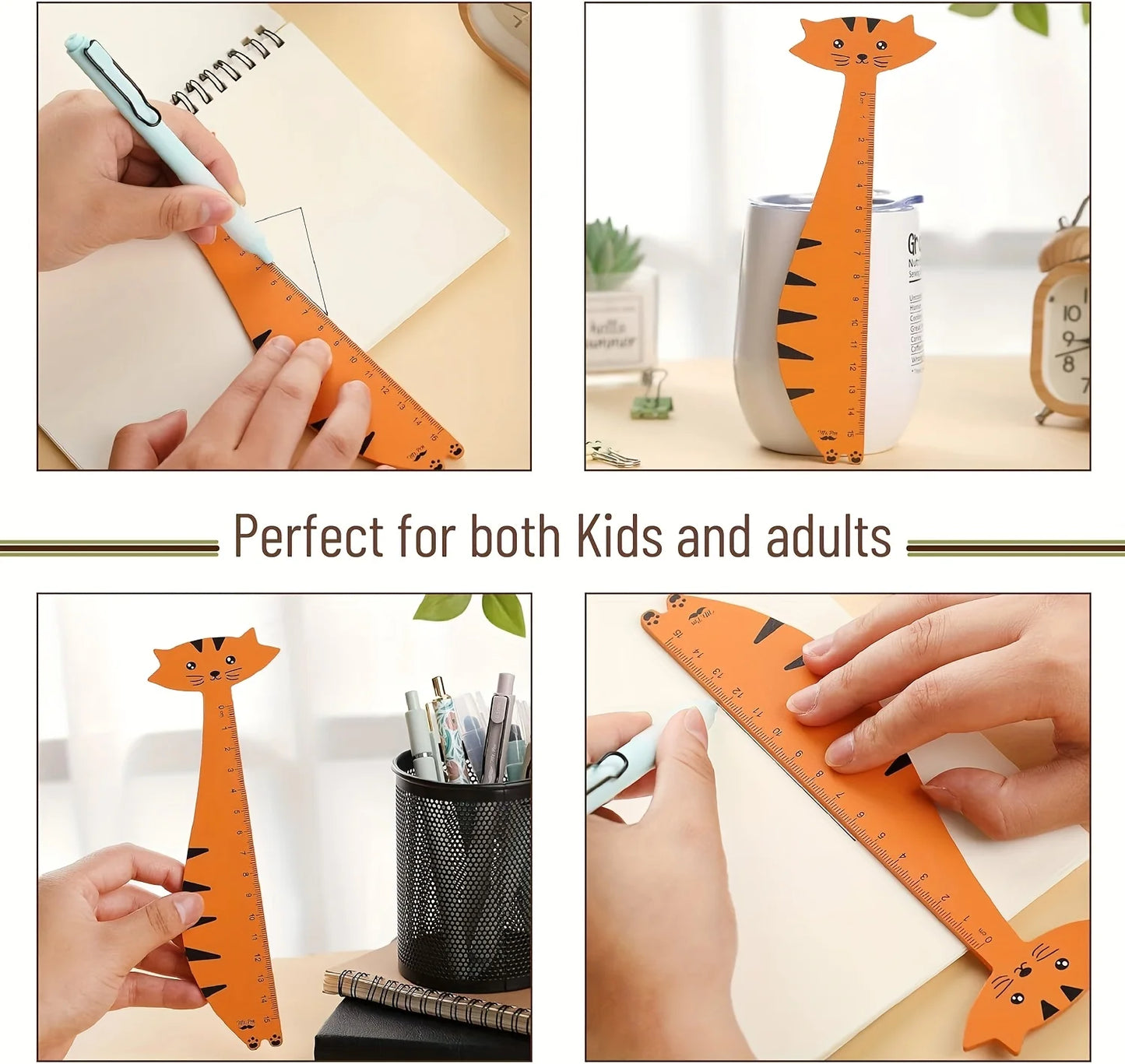 Animal shaped rulers (pack of 5)