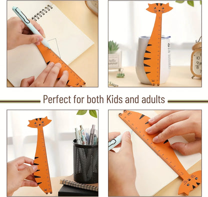 Animal shaped rulers (pack of 5)